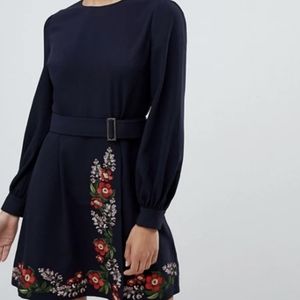 Ted Baker Siliia Embroidered Dress size 0